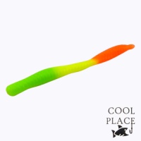 Мягкие приманки Cool Place Bomber (бобриный хвост) сыр 28 оранжевый/лимон/зеленый