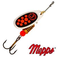 Блесна вертушка Mepps Comet Black Fury 3 AG OR 6.5gr Серебро Оранжевый