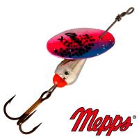 Блесна вертушка Mepps XD Tri Fluo 0 2.5gr Rainbo