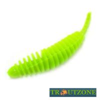 Мягкие приманки Trout Zone Ribber Pupa 1.8 Green Chartreuse 10шт