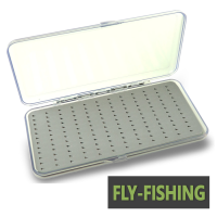 Коробка Fly-Fishing Exclusive Hard Plastic Slim Fly Box Easy Grip ZH014012