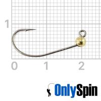 Форелевые джиг-головки OnlySpin Decoy MG-3 #8 0.2gr золото 3шт
