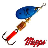 Блесна вертушка Mepps Aglia Platinum 1 3.5gr Bleus