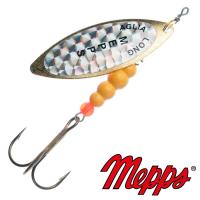 Блесна вертушка Mepps Aglia Long Rainbo 5 OR 29gr Золото