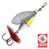 Блесна вертушка Myran Wipp Guld Vit 7gr Silver 6442-18