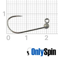Форелевые джиг-головки OnlySpin Decoy AH-12 безбородые #6 0.3gr матовый никель 3шт