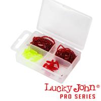 Мягкие приманки Lucky John Extra Blood Worm/Maggot MIX2 240/30шт