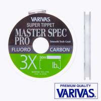 Флюорокарбон Varivas Super Tippet Master Spec Pro Fluorocarbon 3X 50m 8.6lb 0.205mm 3.9kg