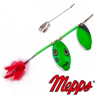 Блесна вертушка Mepps Tandem Pike 3 Green 27gr Зеленый