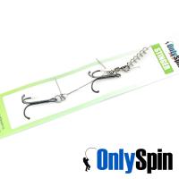 Стингер OnlySpin #2/0 30kg для приманок 22-26см