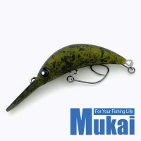Воблер Mukai Zanmu 35MR F Uchouten No.5 Oolong Jelly Red Glow (Uchouten color)
