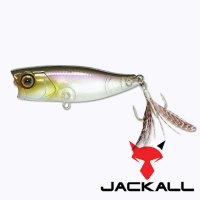 Воблер Jackall Chubby Popper ghost wakasagi