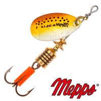 Блесна вертушка Mepps Aglia Fluo 1 3.5gr Brown