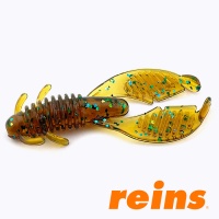 Мягкие приманки Reins AX Craw Mini 2 565 Motor Oil Green Flake 12шт