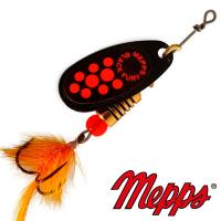 Блесна вертушка Mepps Comet Black Fury Mouche 2 NR 4.5gr Черный