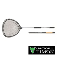 Подсак Jackall Timon T-Connection Landing Net black с доп. ручкой 60cm (пробка)