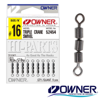 Вертлюжки Owner 52454 Triple Crane #18 9шт
