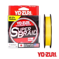 Шнур Yo-Zuri Superbraid 135m Yellow #2.5 20lb 0.23mm 9kg