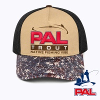 Бейсболка PAL Trout Cap PVC-2601 (OnlySpin) бежевая