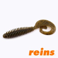 Мягкие приманки Reins G-Tail Grub 3 002 Green Pumpkin 12шт