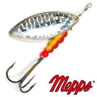 Блесна вертушка Mepps Aglia Long Rainbo 4 AG 17gr Серебро
