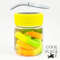 Мягкие приманки Cool Place Buk Stretch 65mm сыр 28 orange lemon green