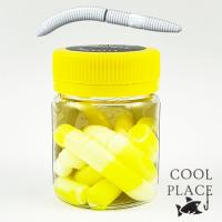 Мягкие приманки Cool Place Buk Stretch 65mm сыр 18 white lemon