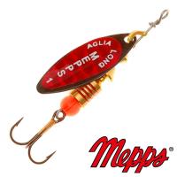 Блесна вертушка Mepps Aglia Long Redbo 1 NR 4.5gr Черный