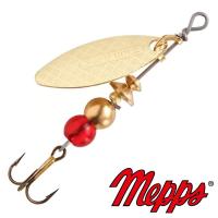 Блесна вертушка Mepps Aglia Long 0 OR 2.5gr Золото