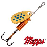 Блесна вертушка Mepps Comet Decore 00 OR BLU 1.5gr Золото голубой