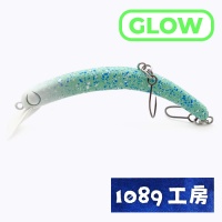 Воблер 1089 Koubou Sakasanyoro Slim 60S NDM-05 glow