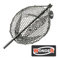 Подсак силиконовый телескопический для форели Wonder 1.4m/2m black WG-LNT-008