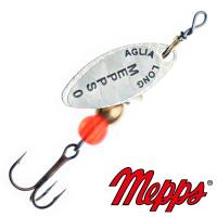 Блесна вертушка Mepps Aglia Long Rainbo 0 AG 2.5gr Серебро