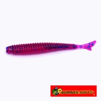 Мягкие приманки Bomber Baits U30 Fish Tail Ringer 30mm 008 UV Amethyst 12шт