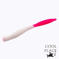Мягкие приманки Cool Place Bomber (бобриный хвост) сыр 14 белый/розовый