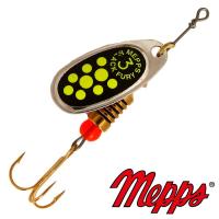 Блесна вертушка Mepps Comet Black Fury 3 AG CH 6.5gr Серебро Chartreuse