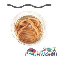 Мягкие приманки Nyashki.Club Червь Лапша Доширак 90 телесный 12шт