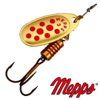 Блесна вертушка Mepps Comet Decore 3 OR RG 6.5gr Золото Красный