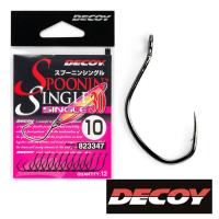 Крючки одинарные Decoy Single 30 Spoonin #6 12шт