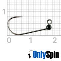 Форелевые джиг-головки OnlySpin Decoy AH-12 безбородые #8 0.15gr черный 3шт