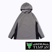 Толстовка Jackall HU-B002 Dry Mesh Hoodie Gray XL