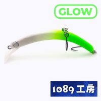 Воблер 1089 Koubou Sakasanyoro Slim 60S NDM-06 glow