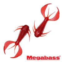 Мягкие приманки Megabass Rock Hog 2.5 clear red 7шт