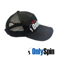 Бейсболка OnlySpin черная с СЕТКОЙ