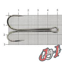 Крючки двойные Jig It Long Double Hooks #5/0 10шт