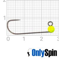 Форелевые джиг-головки OnlySpin Hayabusa JH777-BL #5 0.4gr шартрез 3шт