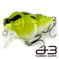 Воблер D-3 Custom Lures Chibi Fukuzemi Shallow 30 09