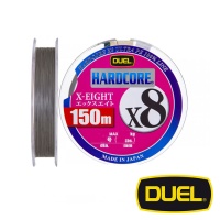 Шнур Duel Hardcore X8 150m Silver #0.8 16lb 0.153mm 7kg