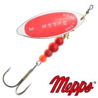 Блесна вертушка Mepps Aglia Long Redbo 3 AG 11.5gr Серебро