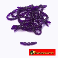 Мягкие приманки Bomber Baits Мотыль 17mm Фиолетовый 50шт
